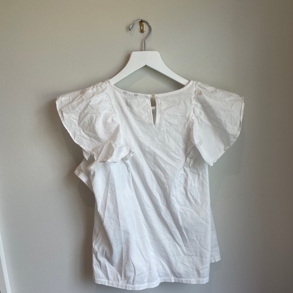 JCREW RUFFLW TOP HARDLY WORN - Picture 4 of 6